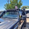 IMG-20250925-WA0117 Toyota Landcruiser 70-79 Series (fitted with factory snorkel) All Black Mesh Windscreen Sunvisor