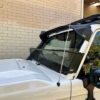 IMG-20250925-WA0121 Toyota Landcruiser 70-79 Series (fitted with factory snorkel) All Black Mesh Windscreen Sunvisor