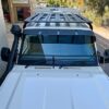 IMG-20250928-WA0055 Toyota Landcruiser 70-79 Series (fitted with factory snorkel) All Black Mesh Windscreen Sunvisor